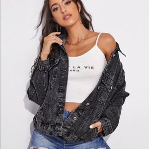 🖤⚡️Black denim jacket ⚡️🖤